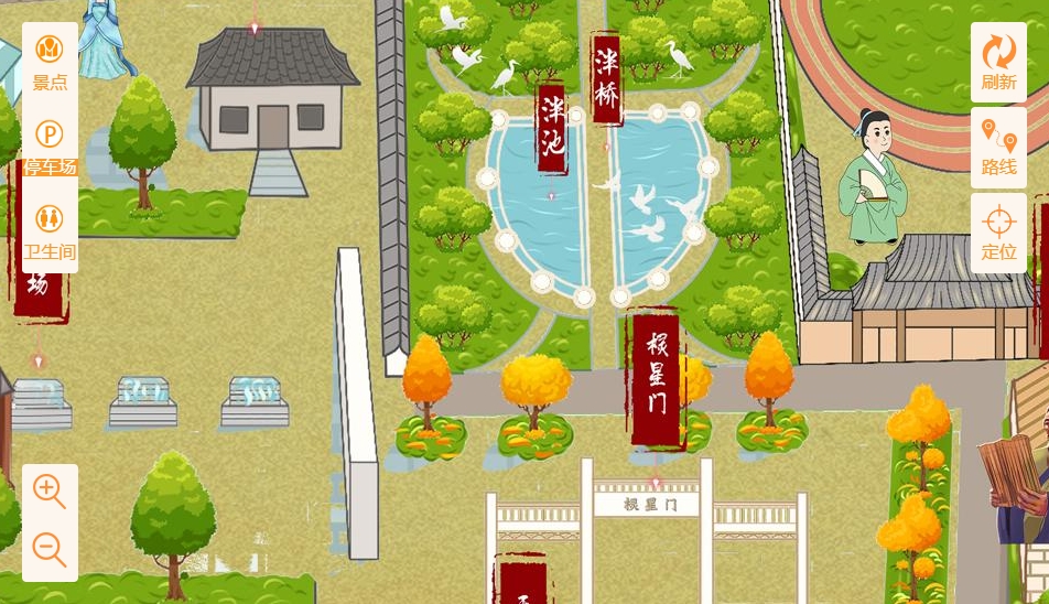 江汉石油管理局手绘地图景区语音讲解导览系统：智慧景区建设的基石